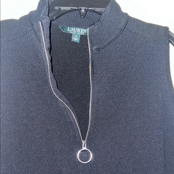 Ralph Lauren - Elegant Black Sleeveless Dress - Picture 2 of 3